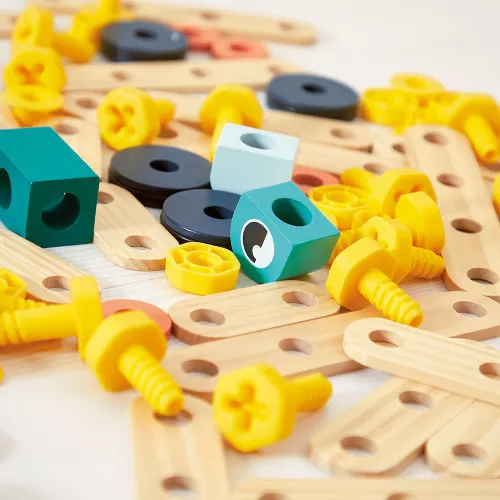 Baril Brico'Kids 100 pièces (bois) – Image 4